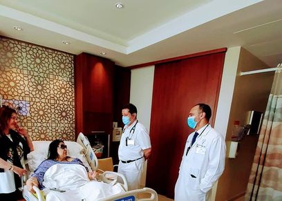 الفنانة سميرة توفيق تخضع لقسطرة القلب