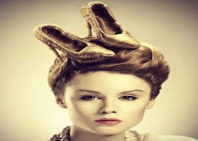 قصات شعر غريبة