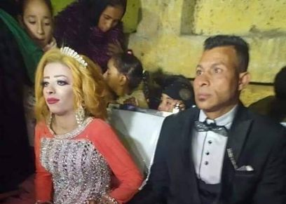 مشهد من حفل خطبة هدير محمد 