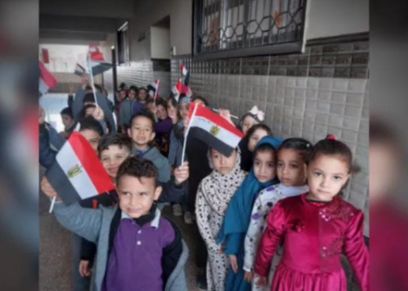 أطفال مدرسة ههيا بالشرقية