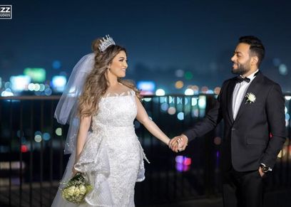 تامر عاشور وزوجته