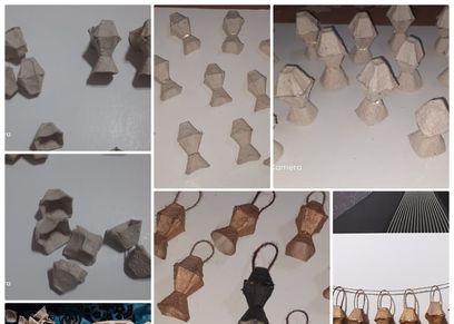 أم تصنع فانوس رمضان من كراتين البيض
