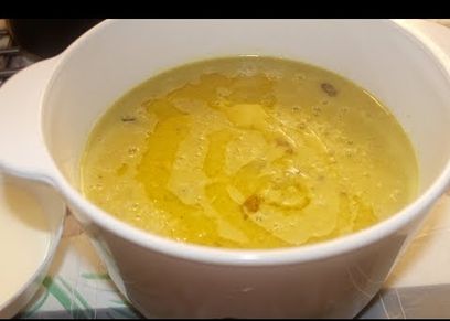 شوربة عدس بالكفتة