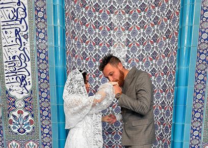 محمود حجازي وزوجته