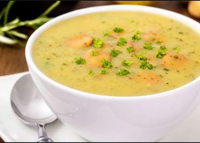 شوربة الخضار بالزبادي