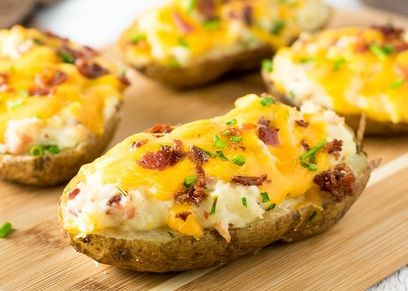 طريقة عمل بطاطا بخلطة الثوم