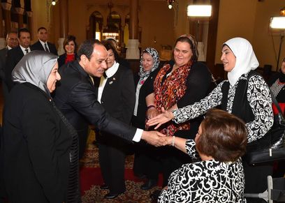 صورة أرشيفية للرئيس في احدى المؤتمرات