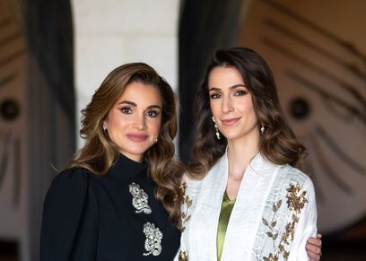 الملكة رانيا ورجوة