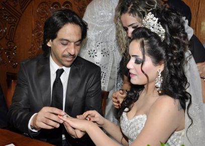 الفنان بهاء سلطان وزوجته