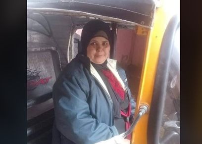 نعمات الحسين سائقة التوكتوك