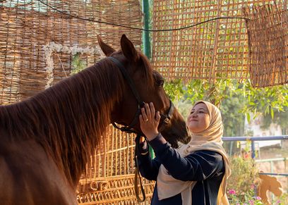 هدير والفرسة «توايليت»