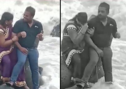 غرق سيدة بسبب صورة