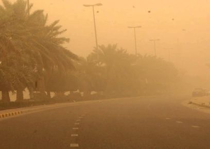 صورة أرشيفية لعاصفة ترابية