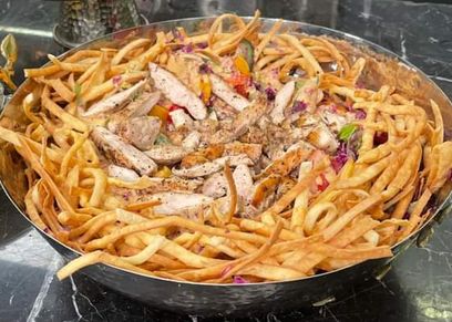 أرز مدخن بالدجاج
