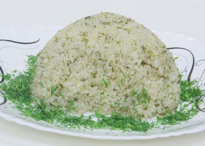 طريقة عمل أرز بالشبت والليمون