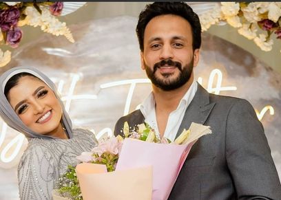 البلوجر أحلام عادل وخطيبها