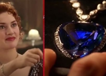 نموذج للقلادة الشهيرة ترتديها روز في فيلم تيتانيك