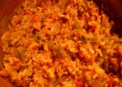 طريقة عمل الأرز الأحمر