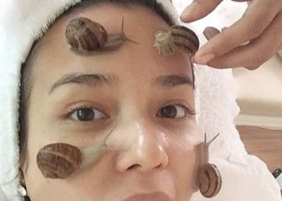 الحلزون للعناية بالبشرة