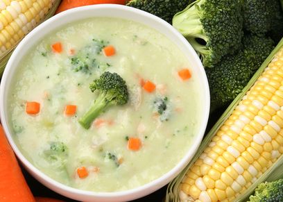 طريقة عمل شوربة الخضار بالكريمة