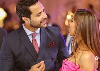 كريم فهمي وزوجته