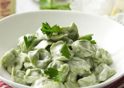 Tortellini spinach