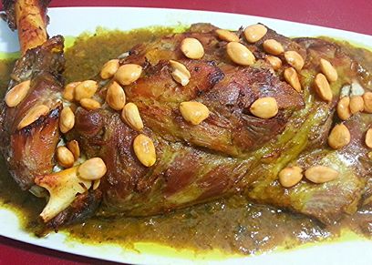 كتف خروف في الفرن