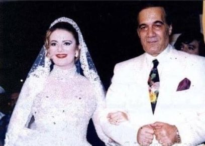 الفنان محمود ياسين وابنته رانيا