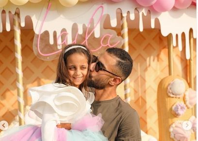 عمرو السولية وابنته ليلى