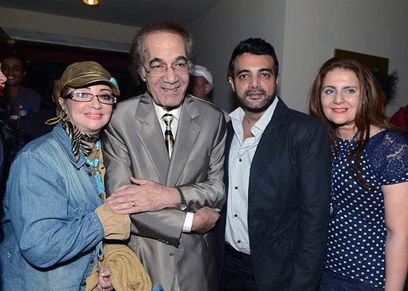 شهيرة زوجها الراحل الفنان محمود يس وأبنائهما