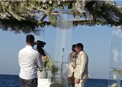 زفاف محمد فراج وبسنت شوقي