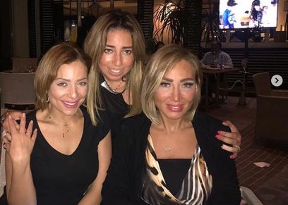 صور| ريهام سعيد وريم البارودي بإطلالة شقراء