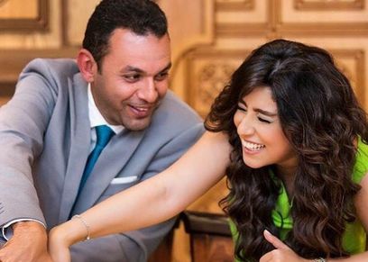 ايتن عامر تهنىء زوجها بمناسبة عيد زواجهم: