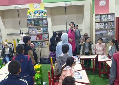 ورشة بمعرض الكتاب للأطفال لتعريفهم أهمية القراءة