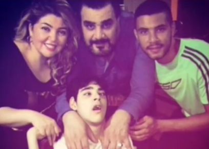مها أحمد وعائلتها