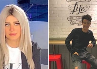 المذيعة مروة ميمي ونجلها كريم