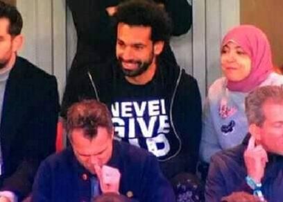 محمد صلاح وزوجته - أرشيفية