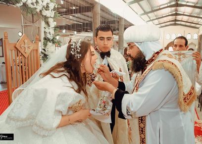 العروسين مكاريوس ومارينا
