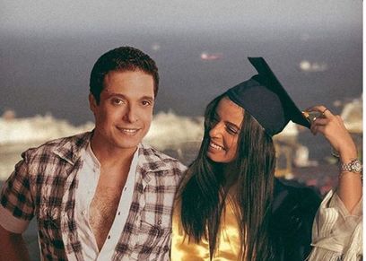 عامر منيب وابنتة مريم