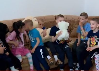 مدينة شاخبولاتوفا مع الأطفال