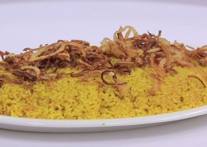 الأرز بالبصل