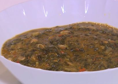 طريقة عمل السبانخ بالصلصة