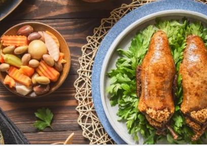 طريقة عمل الحمام بالأرز