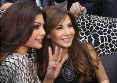 نانسي عجرم وهيفاء وهبي