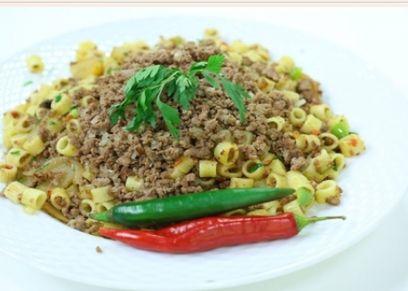 مكرونة بالبطاطس