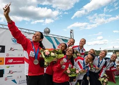 مايا مرسى تهنأ منتخب مصر لشابات الخماسى لحصولهما على الميدالية الفضية ببطولة العالم
