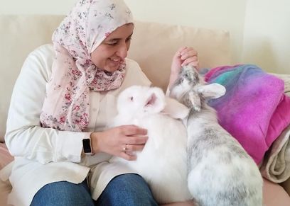 منة مربية الأرانب