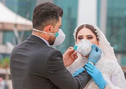 عروس تشترط على عريسها اجراء فحص كورونا