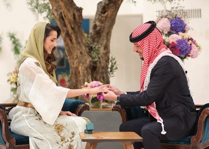 خطوبة ولي العهد على رجوة خالد
