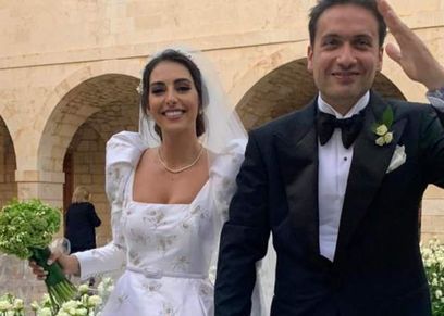 فاليري أبو شقرا وزوجها زياد عمار